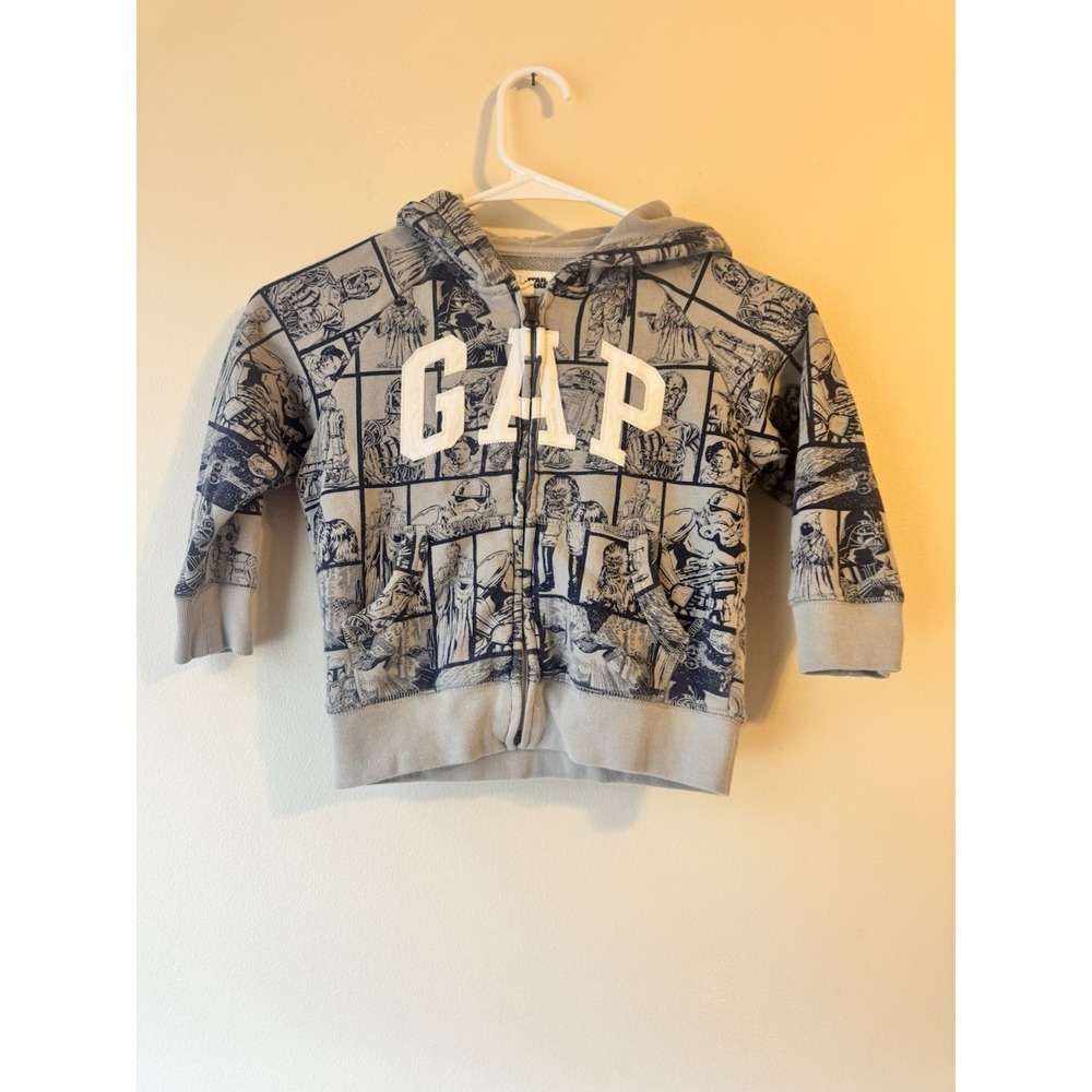 Gap Starā Wars Hoodie Size 3T GUC